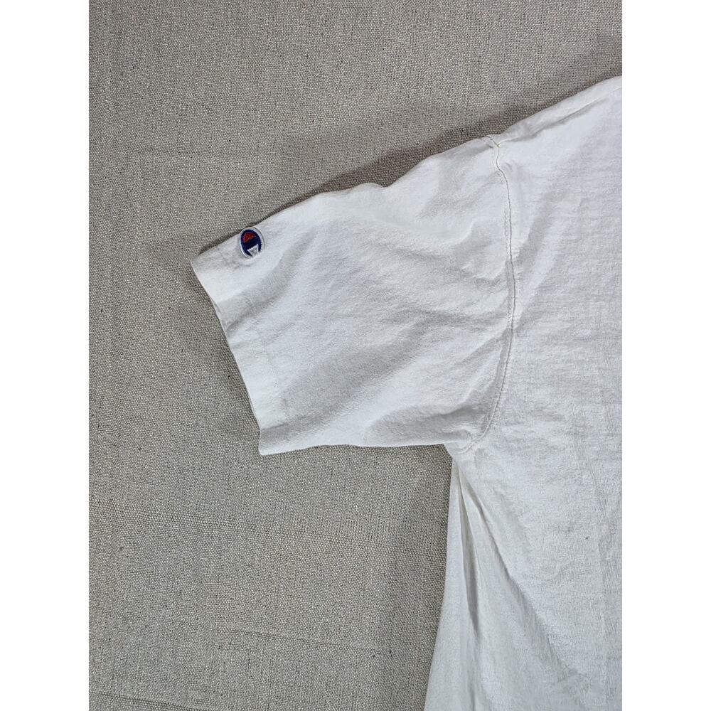 Champion The Way Up Graphic T-Shirt Men's Small White Short Sleeve Crew Neck - Picture 9 of 9